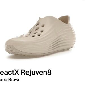 Nike Cream and Silver Slip-On Loafers with Ventilation